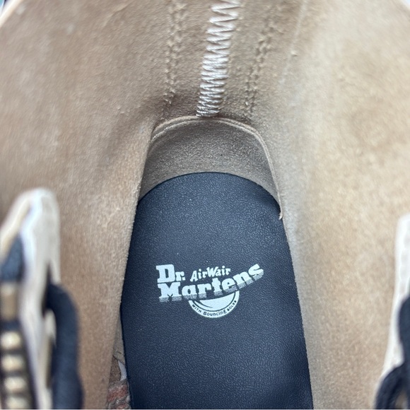 NEW! DR MARTENS Sinclair Floral Mash Up Leather Platform Boots - Picture 8 of 12